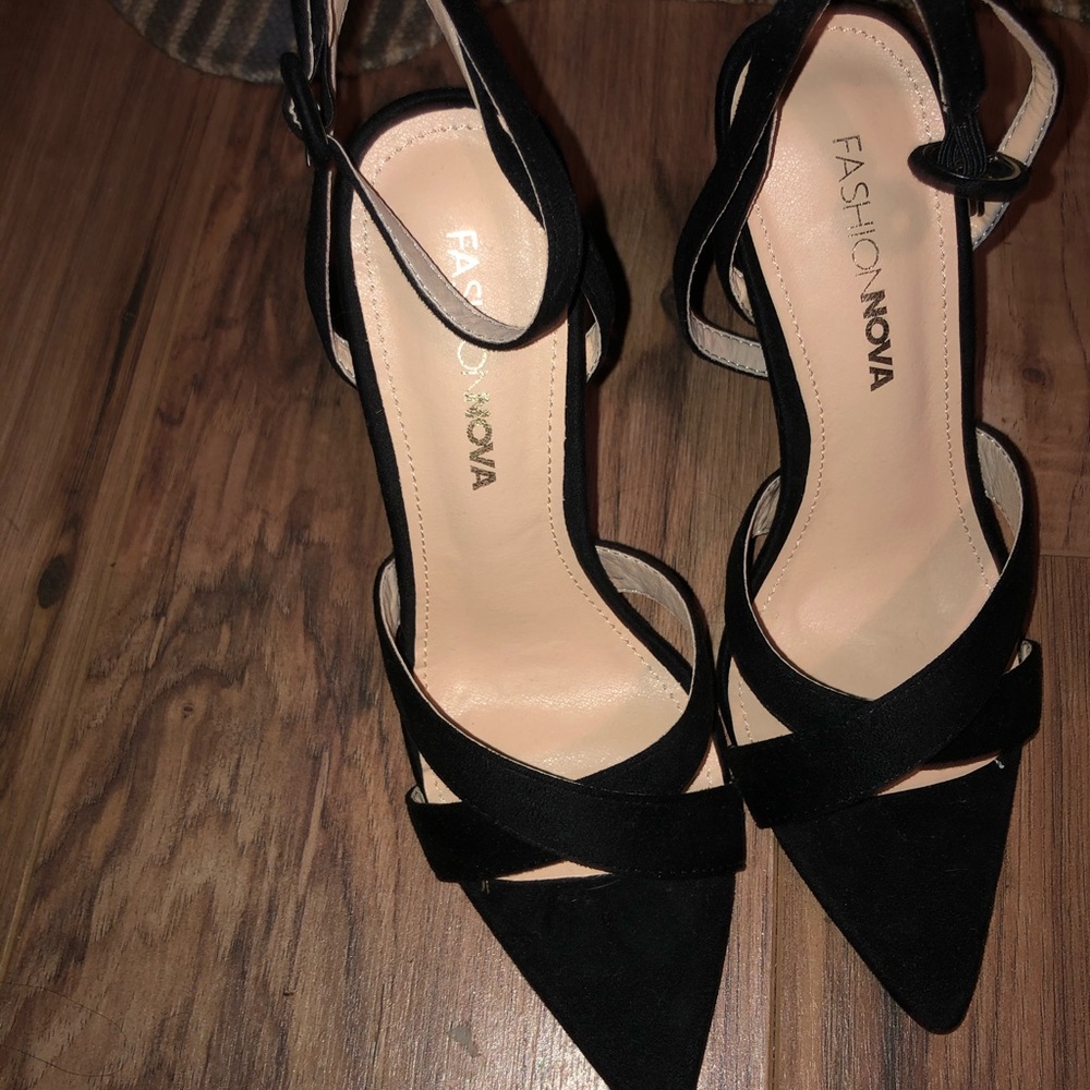 Black heels